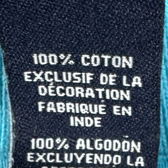 Chaps Polo Shirt 4XB Big & Tall Men’s Turquoise Blue Cotton Short Sleeve - Picture 4 of 9